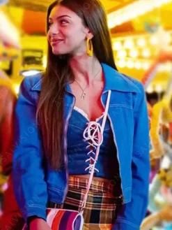 Asal Vision Cotton Jackets | Mimi Keene Sex Education Jacket Blue