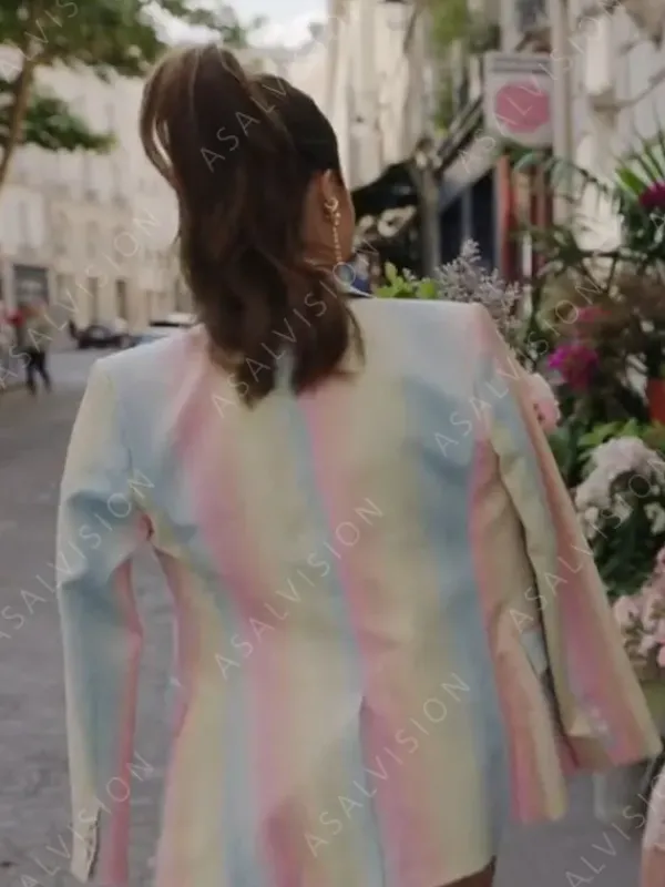 Asal Vision Blazers | Mindy Chen Emily In Paris S03 Pastel Print Blazer