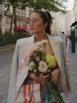 Asal Vision Blazers | Mindy Chen Emily In Paris S03 Pastel Print Blazer