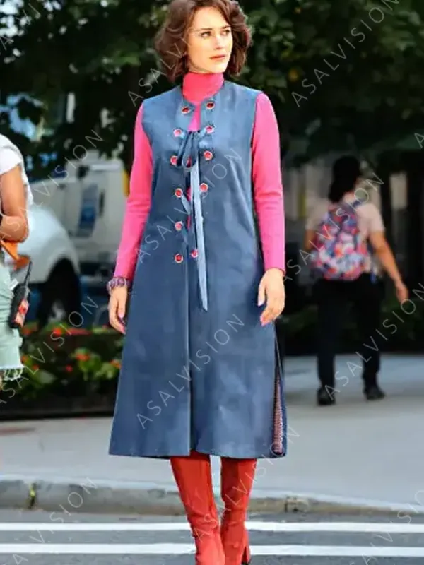 Asal Vision Vests | Miriam Maisel The Marvelous Mrs Maisel S05 Long Vest Blue