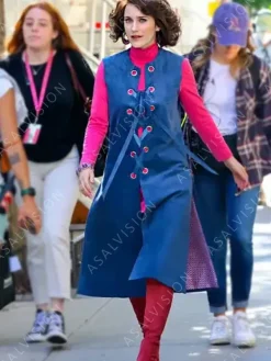 Asal Vision Vests | Miriam Maisel The Marvelous Mrs Maisel S05 Long Vest Blue