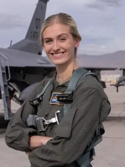 Asal Vision Cotton Jackets | Miss America 2024 US Air Force Pilot Madison Marsh Jacket Grey