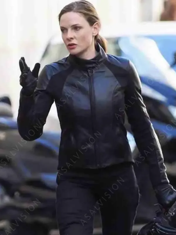 Asal Vision Leather Jackets | Mission Impossible Rebecca Ferguson Leather Jacket Black