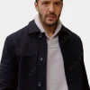 Asal Vision Men Coats | Mom’s Christmas Boyfriend Zach Smadu Coat Blue
