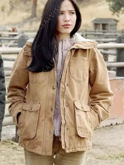 Asal Vision Cotton Jackets | Monica Dutton Yellowstone Jacket Brown