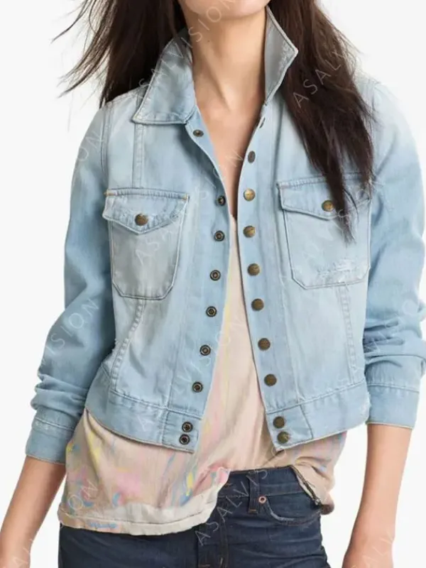 Asal Vision Denim Jackets | Monica Dutton Yellowstone Denim Jacket Blue