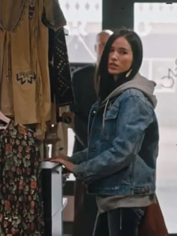 Asal Vision Denim Jackets | Monica Dutton Yellowstone Kelsey Asbille Denim Jacket Blue