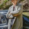 Asal Vision Men Coats | Monsieur Spade 2024 Clive Owen Trench Coat Grey