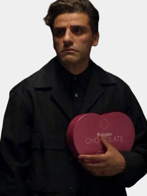 Asal Vision Cotton Jackets | Moon Knight Oscar Isaac Cotton Jacket Black
