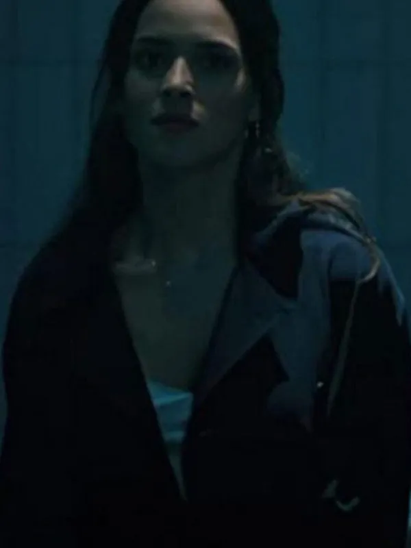 Asal Vision Women Coats | Morbius 2022 Adria Arjona Coat Black