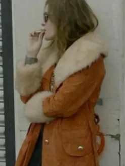 Asal Vision Women Coats | Mr Robot Darlene Shearling Coat Same As Image
