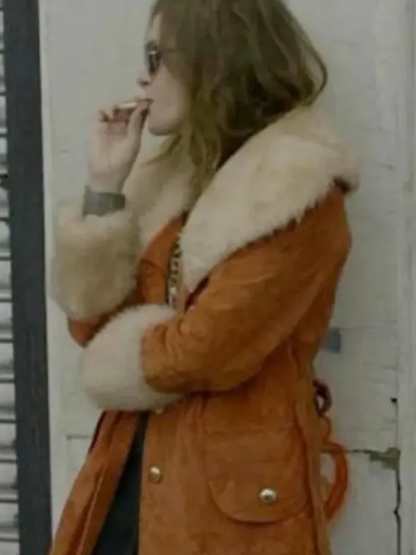 Asal Vision Women Coats | Mr Robot Darlene Shearling Coat Same As Image
