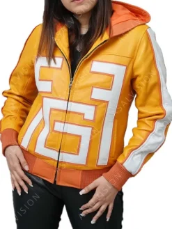 Asal Vision Leather Jackets | My Hero Academia Handmade Fatgum Jacket Yellow