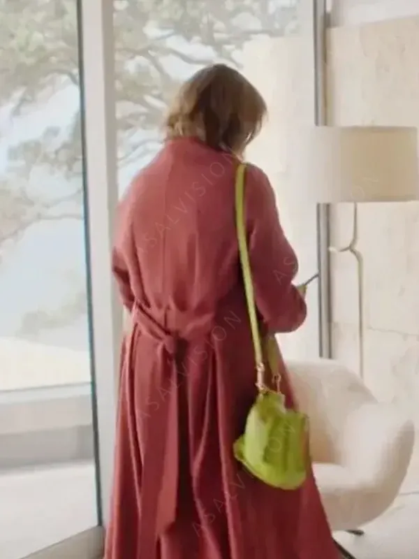 Asal Vision Women Coats | My Life is Murder Alexa Crowe Coat Pink