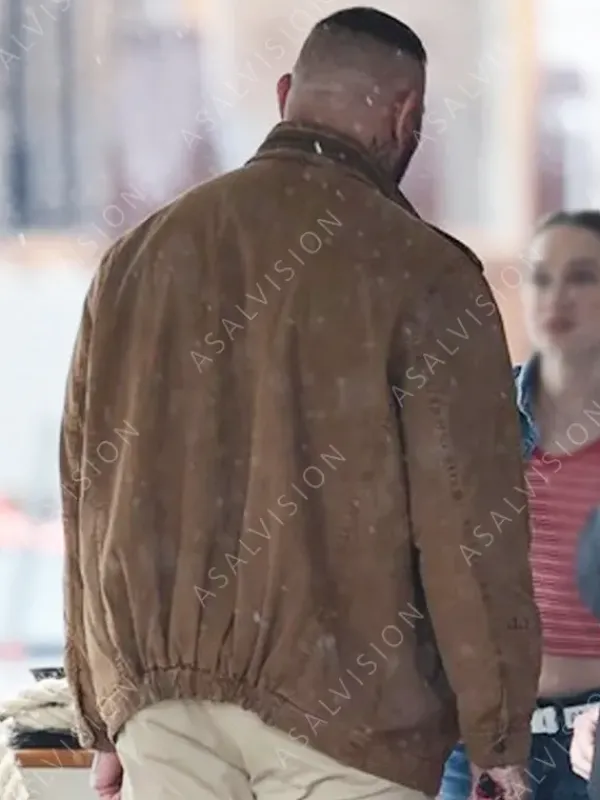 Asal Vision Cotton Jackets | My Spy The Eternal City Dave Bautista Jacket Brown