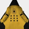 Asal Vision Men Coats | Naruto Six Paths Sage Kyuubi Mode Dream Cloak Coat Black And Yellow