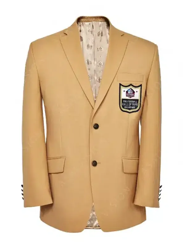 Asal Vision Blazers | NFL Pro Football Hall Of Fame Dinner Jacket Gold