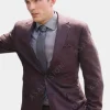 Asal Vision Blazers | Nicholas Hoult The Menu 2022 Blazer Brown