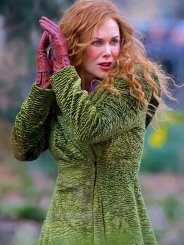 Asal Vision Women Coats | Nicole Kidman The Undoing Grace Sachs Coat Green