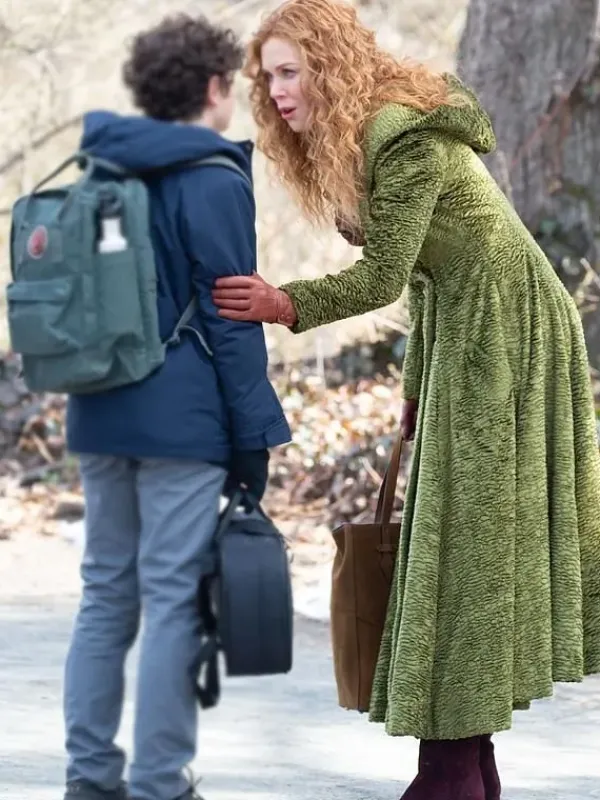 Asal Vision Women Coats | Nicole Kidman The Undoing Grace Sachs Coat Green