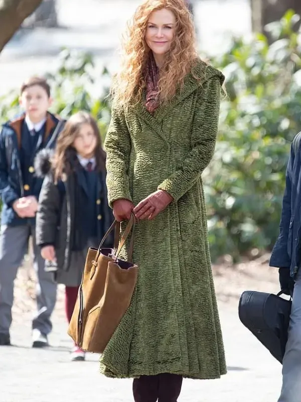 Asal Vision Women Coats | Nicole Kidman The Undoing Grace Sachs Coat Green