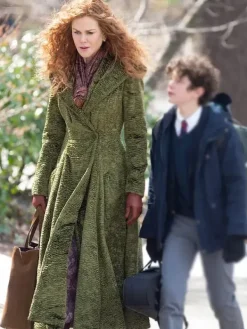 Asal Vision Women Coats | Nicole Kidman The Undoing Grace Sachs Coat Green