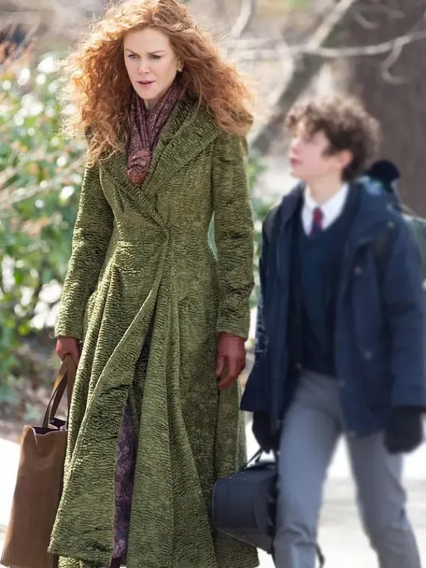Asal Vision Women Coats | Nicole Kidman The Undoing Grace Sachs Coat Green