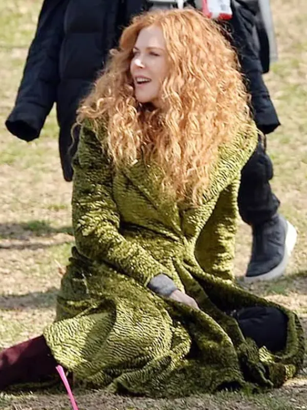 Asal Vision Women Coats | Nicole Kidman The Undoing Grace Sachs Coat Green