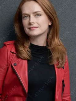 Asal Vision Leather Jackets | OCM 2023 Alex Paxton-Beesley Leather Jacket Red