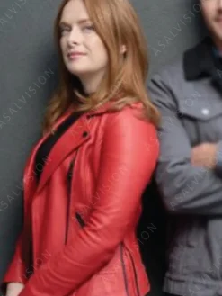 Asal Vision Leather Jackets | OCM 2023 Alex Paxton-Beesley Leather Jacket Red