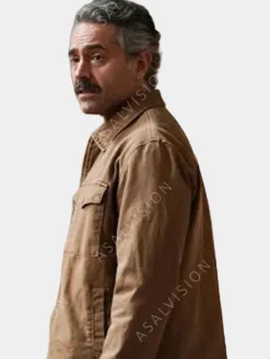 Asal Vision Cotton Jackets | Omar Metwally Big Sky Season 2 Brown Jacket