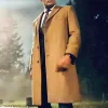 Asal Vision Men Coats | One Bad Apple: A Hannah Swensen Mystery Chad Norton Trench Coat Light Brown