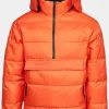 Asal Vision Puffer Jackets | Puffer Jackets | Puffer Jacket With Hood Orange