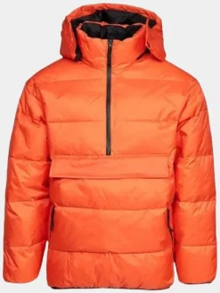 Asal Vision Puffer Jackets | Puffer Jackets | Puffer Jacket With Hood Orange