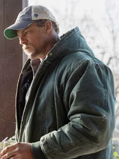 Asal Vision Cotton Jackets | Ordinary Angels Alan Ritchson Hooded Jacket Grey