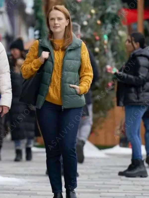 Asal Vision Vests | Our Christmas Mural 2023 Alex Paxton-Beesley Puffer Vest Green