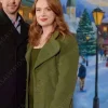 Asal Vision Women Coats | Our Christmas Mural 2023 Alex Paxton-Beesley Trench Coat Green