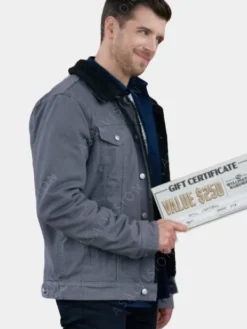 Asal Vision Cotton Jackets | Our Christmas Mural 2023 Dan Jeannotte Jacket Gray