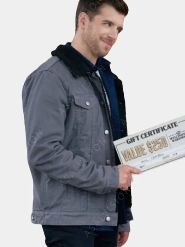 Asal Vision Cotton Jackets | Our Christmas Mural 2023 Dan Jeannotte Jacket Gray