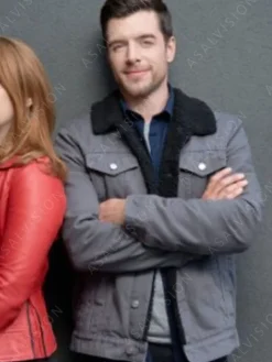 Asal Vision Cotton Jackets | Our Christmas Mural 2023 Dan Jeannotte Jacket Gray