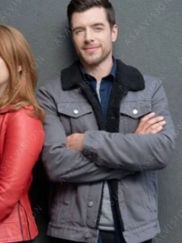 Asal Vision Cotton Jackets | Our Christmas Mural 2023 Dan Jeannotte Jacket Gray