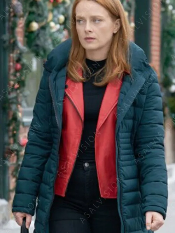Asal Vision Women Coats | Our Christmas Mural 2023 Olivia Puffer Coat Green