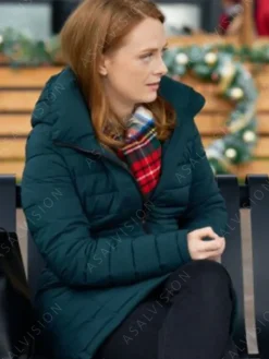 Asal Vision Women Coats | Our Christmas Mural 2023 Olivia Puffer Coat Green