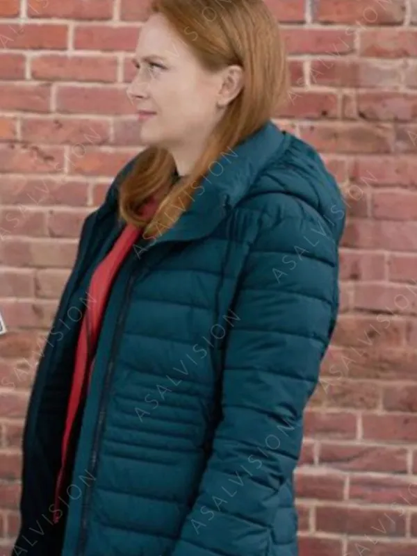 Asal Vision Women Coats | Our Christmas Mural 2023 Olivia Puffer Coat Green