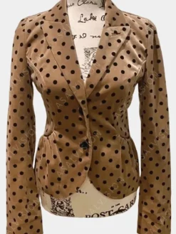 Asal Vision Blazers | Paige Alexander UnPrisoned 2023 Polka Dot Blazer Brown