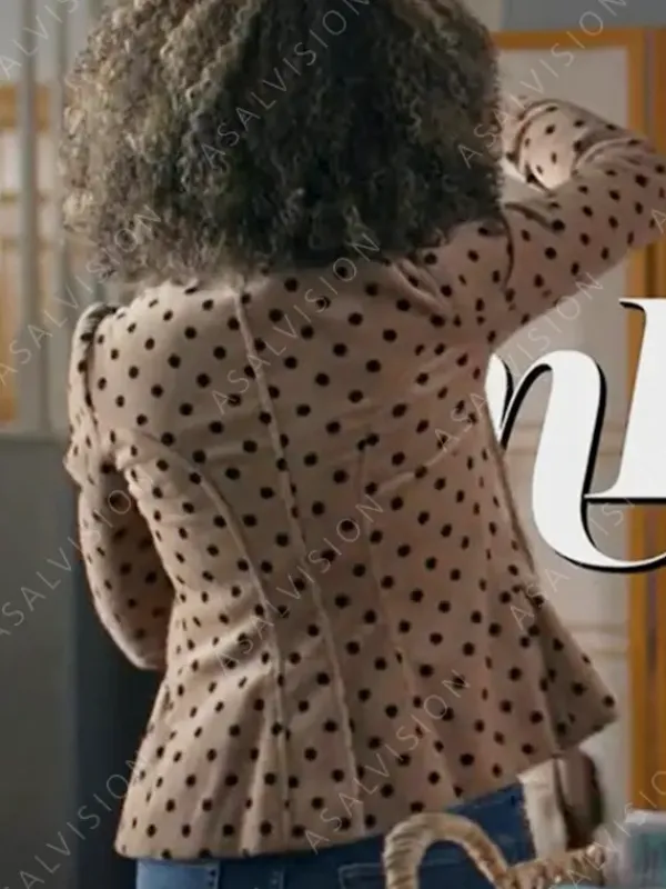 Asal Vision Blazers | Paige Alexander UnPrisoned 2023 Polka Dot Blazer Brown