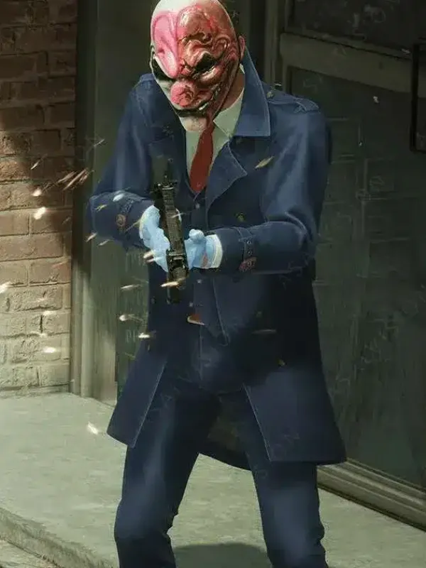 Asal Vision Men Coats | Payday 3 Hoxton James Hoxworth Coat Blue