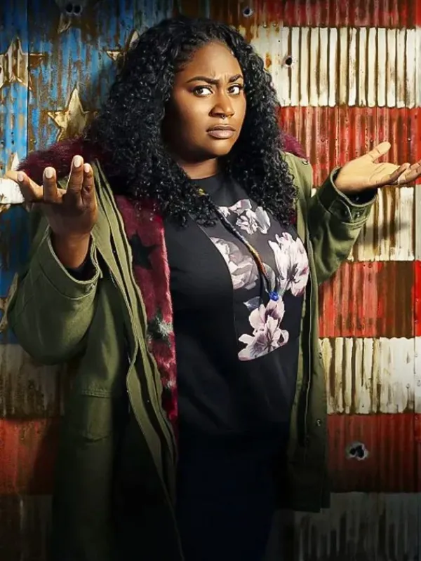 Asal Vision Cotton Jackets | Peacemaker Leota Adebayo Hooded Jacket Green