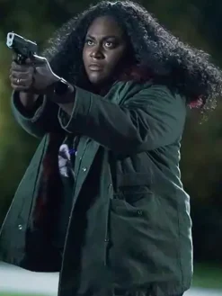 Asal Vision Cotton Jackets | Peacemaker Leota Adebayo Hooded Jacket Green