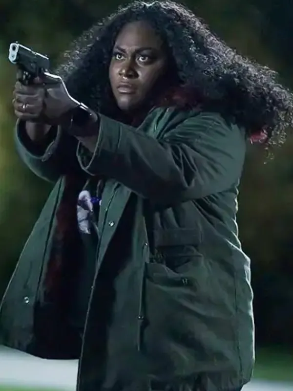 Asal Vision Cotton Jackets | Peacemaker Leota Adebayo Hooded Jacket Green